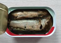 De commerciële Vissen van de Steriliteits125g Ingeblikte Sardine in Sojaolie
