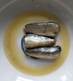 Douane Ingeblikte Sardinevissen in de Drukoem van de SojaSojaolie Lithografisch Merk