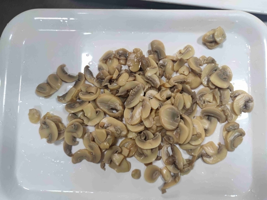 Gestoomde champignon champignon champignon op koele en droge plaats voor ingeblikte groenten
