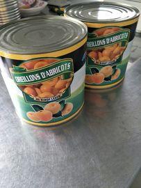 De in het groot Ingeblikte Helften van de Vers Fruitabrikoos in Lichte Stroop