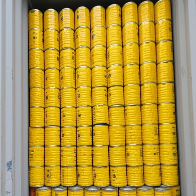 Blikzoete mais voor laden Aantal 1080 Kartons /20 Gp Blikgele mais