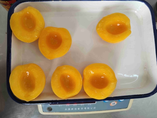 De ingeblikte Gele Houdbaarheid van het Perzikfruit 400g/Can 2 Jaar