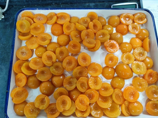 Bewaar op een koele plaats Vitamine C Verrijkte bewaarde abrikozenhalven