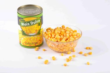 Verse zoete maïs in blik, groente, maïs met stijl in blik
