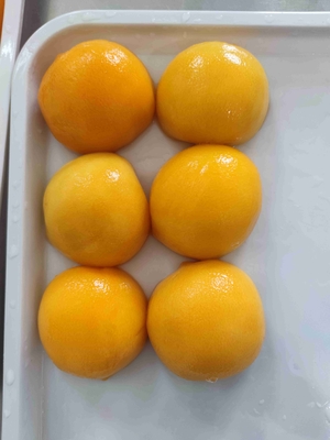 Verse Gele Perzik in Blik Zonder Conserveringsmiddelen, Puur Natuurlijk en Zoet Fruit