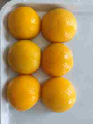 Conserveermiddelen Geen Gele Perzik in Blik en Heerlijk