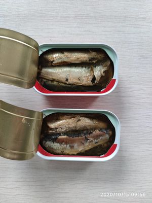 Geen additieven Ingeblikte sardinevis voor een snelle lunch of een licht diner