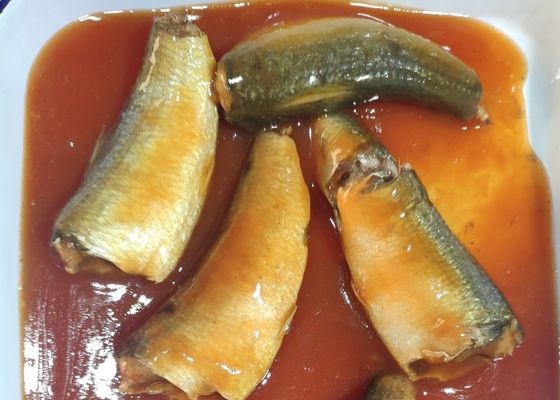 1000 eenheden ingeblikte sardines Bewaren op koele en droge plaats